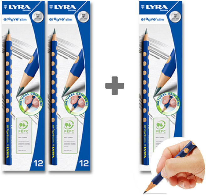 리라 그루브 슬림 2B 3타스 36자루 LYRA, 36개입