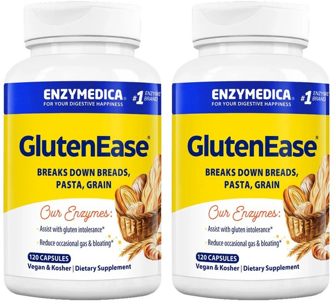 엔자이메디카 글루텐이즈 캡슐, 120정, 2개 - 쿠팡