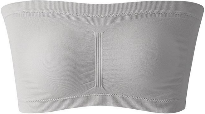 Makone 여성 솔리드 노출방지 튜브탑 나시 브라 캐주얼 이너용 속옷