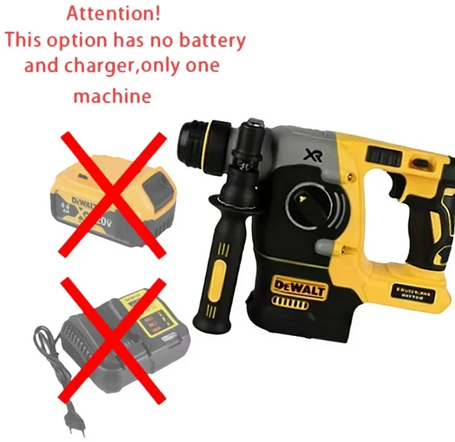 디월트 18V/20V MAX 브러시리스 무선 로터리 해머 드릴 SDS 플러스 임팩트 해머 공구 전문가용, 01 dw-273