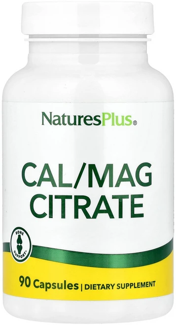 NaturesPlus Cal/Mag 시트레이트 캡슐 90정 NaturesPlus (네이처스플러스), NaturesPlus, Cal/Mag Citrate,, 1개 - 쿠팡