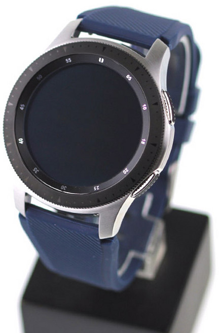 GWTU02 갤럭시워치 46mm 블루 네이비 우레탄 시계밴드 기어S3클래식 프론티어 호환 스트랩