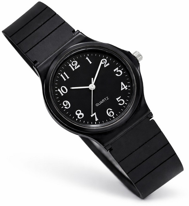 CANCRI 수능시계 큰숫자 저소음 토익 시험 아날로그 손목시계