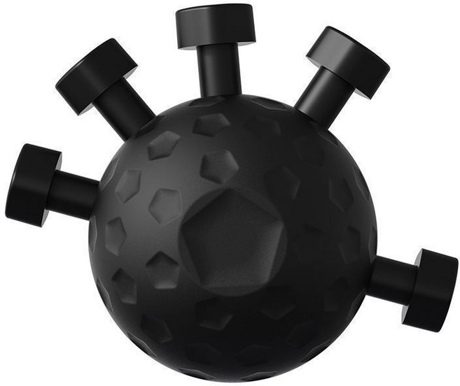 握力球 指力訓練器 - 手指 訓練器 指力板 手指按壓球 -, 1個, 【黑色】全面防滑-鍛鍊減壓