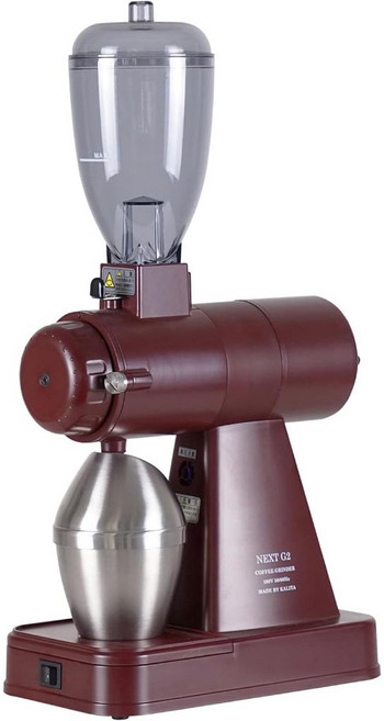 Kalita NEXT G G2 咖啡磨豆機 日本製 一年保固 電動陶瓷平刀盤 慢速低發熱, NEXT G2 酒紅色, 1個