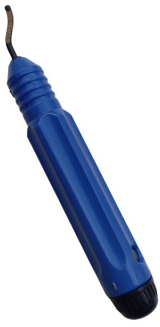 手用毛刺修邊刮邊刀 專業級藍色修邊工具, 1個