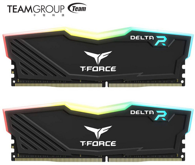 TEAMGROUP DDR4 RAM DELTA RGB 메모리 모듈 데스크탑 8GB 3600mhz XMP2 0을 지원하는 Intel/AMD 플랫폼과 호환 가능