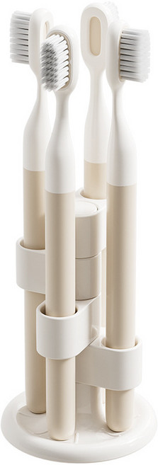 회전 칫솔 꽂이, 화이트, 1개