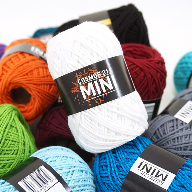 10+1코스모스 미니미니실 코스모스미니실 동방면사, 01-화이트, 1개