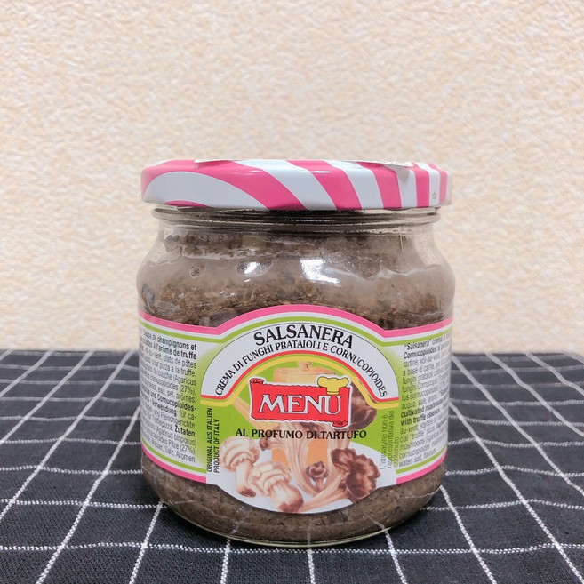 MENU 黑菌黑蘑菇醬 黑松露醬 370g, 1個
