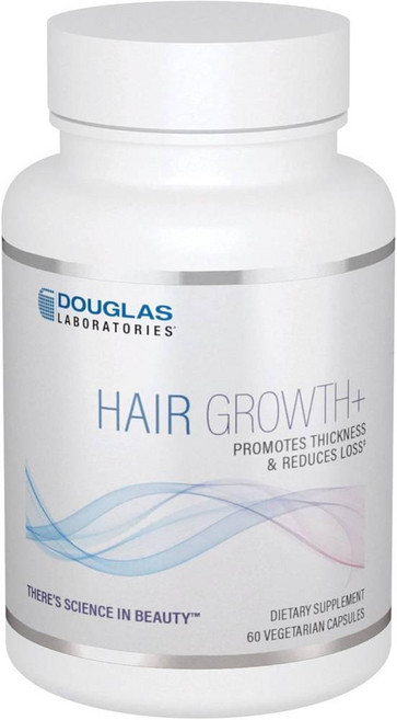 더글라스랩 헤어 그로스 플러스 식물성캡슐 Douglas Laboratories Hair Growth+, 1개, 60정