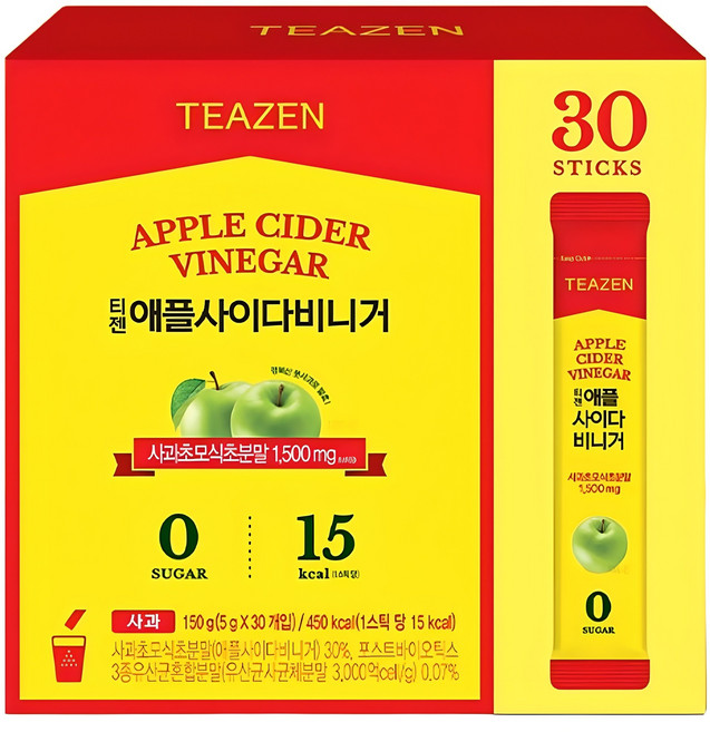 티젠 애플사이다 비니거, 150g, 1개