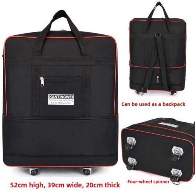 Z3JC 방수 업는 옥스포드 캐리어 대용량 여행 가방 158 항공 탁송 가방 이삿짐 가방