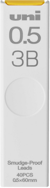 UNI 유니 샤프심 세트, 0.5 (3B) 4개