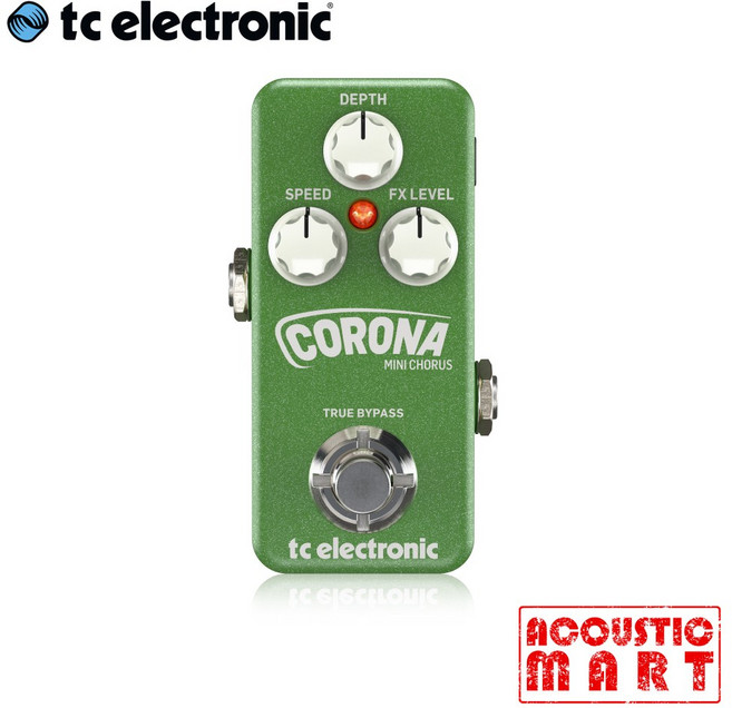 [실 재고 있음] TC Electronic CORONA MINI CHORUS 코로나 미니 코러스 일렉기타 이펙터, 1개