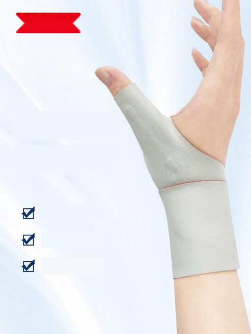 크로스핏 엄지손가락보호대 헬스 스트랩 손목아대, 2. 그레이 오른손, 프리사이즈