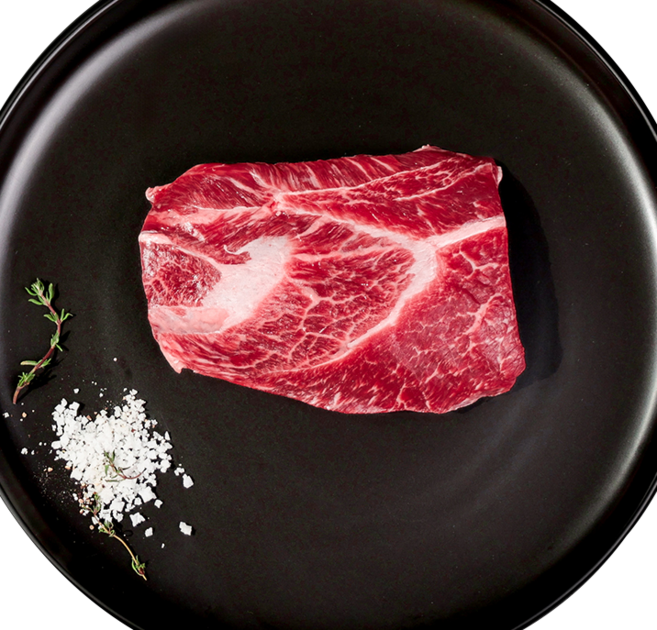 지인한우 무항생제 1등급 사태덩어리 (냉장) 300g 500g, 1개