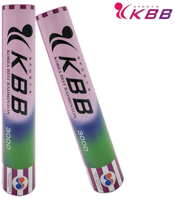 KBB3000 배드민턴 셔틀콕 오리 학생 동호인 연습용 경기용 입문자용 초보용 방과후 용산스포츠 용스, 1개