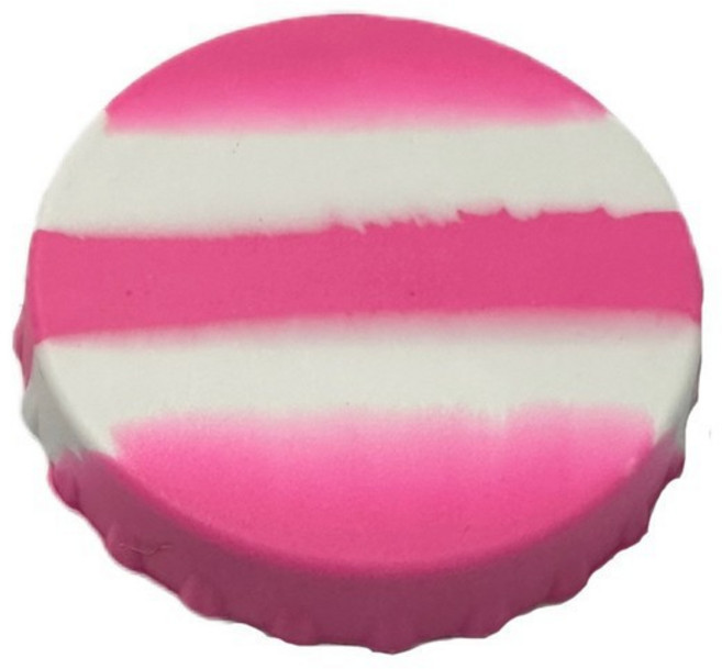 실리콘 밀폐캡 캔 김빠짐방지 캔뚜껑 덮개 캔음료 뚜껑, 5개, 핑크