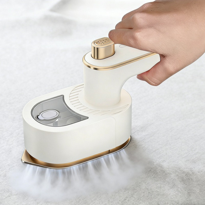 핸디형 스팀다리미 접이식 강력스팀 여행 가정용, 쌀색, MY113