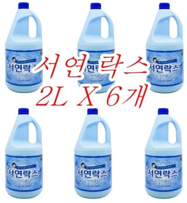서연락스 /뚫어뻥/펑크린/배수구/클리너/욕실/세정제/뚜러/화장실/청소/세제/드릴펑/뚜러펑/주방, 6개, 2000ml