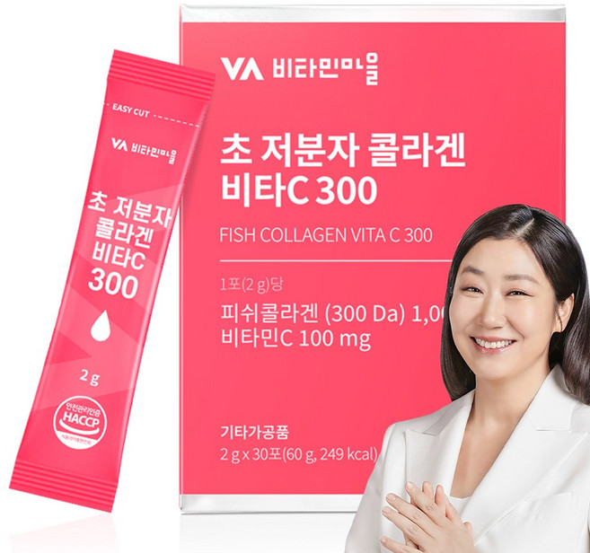 비타민마을 초 저분자 콜라겐 비타민C 300, 60g, 1개