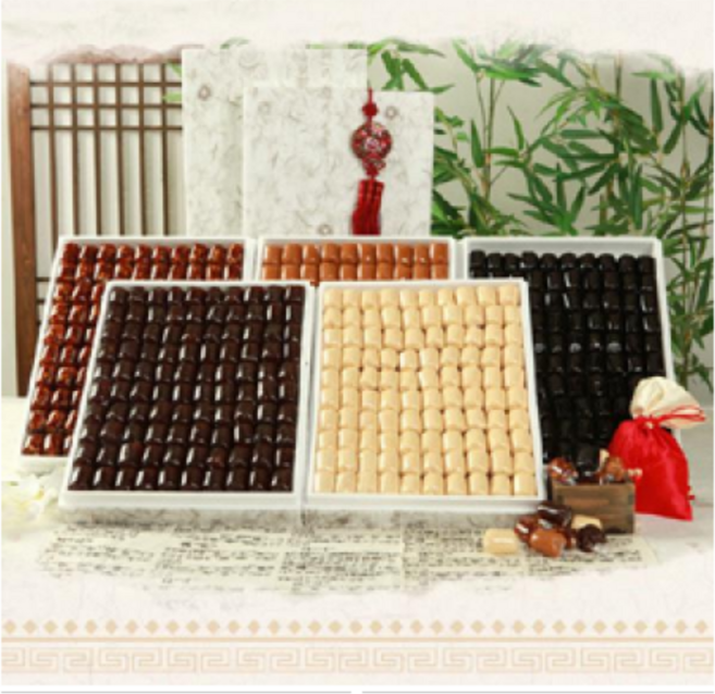 호박엿 2.8kg 실속형 200개들이, 1개