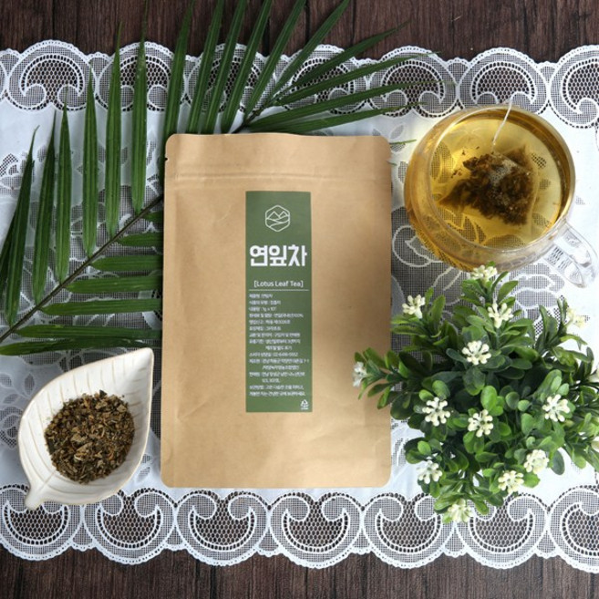 한국유기농 연잎차 10티백, 1g, 10개입