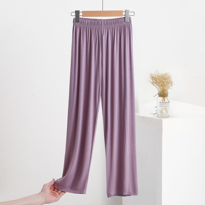 여성 모달 밴딩 홈웨어 잠옷 바지 발목 길이 WXG-316