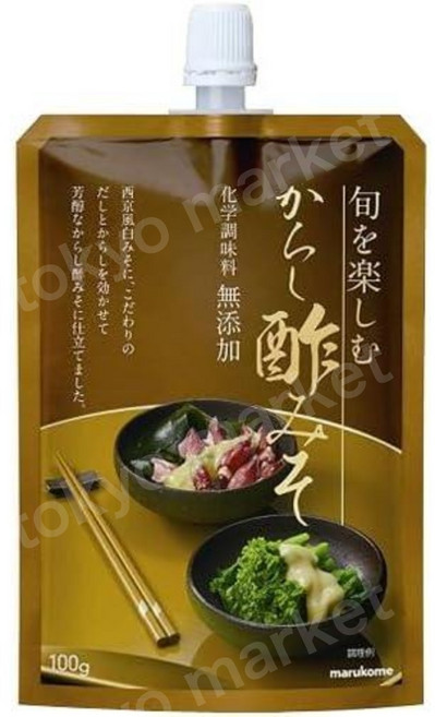 마루코메 카라시 스미소 새콤한 일본 된장 미소된장 소스 (100g), 100g, 1개