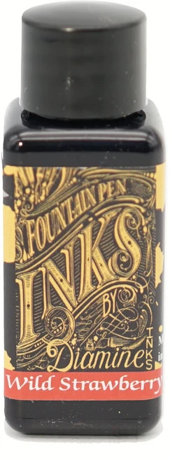 디아민 병잉크 30ml 만년필용 잉크, Wild Strawberry - 쿠팡