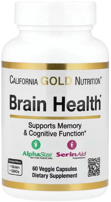 cgn 브레인 헬스 칼슘 인 포스파티딜세린 알파 GPC 60캡슐, 1개, 60정 - 쿠팡
