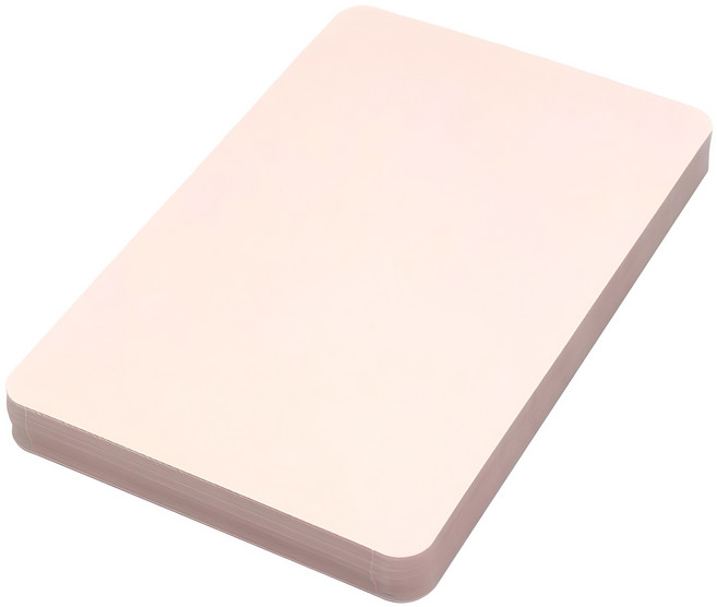 마음담아 무지 엽서, 베이비핑크, 50장