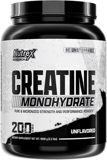 Nutrex Research 肌酸一水合物粉末 無味, 1罐
