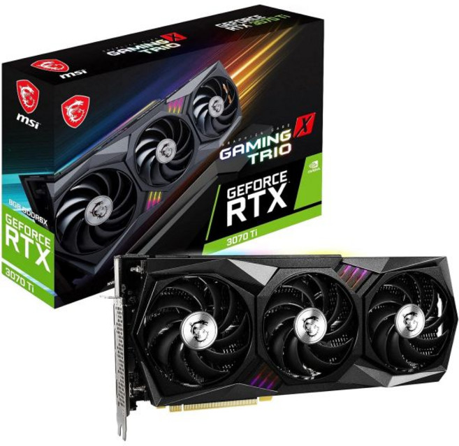 그래픽 카드 고화질 고성능 MSI RTX 3070TI 게이밍 X 트리오