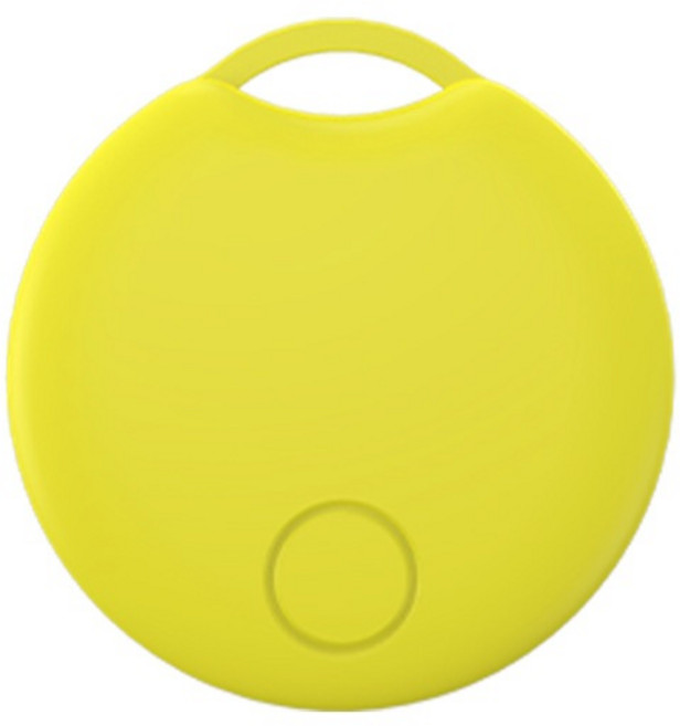 蘋果FindTag藍牙定位器，適用Apple Find My，防丟器, 1個, 黃