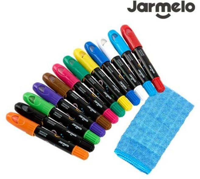 리틀호안미로 유리 크레용, 1세트, 12색