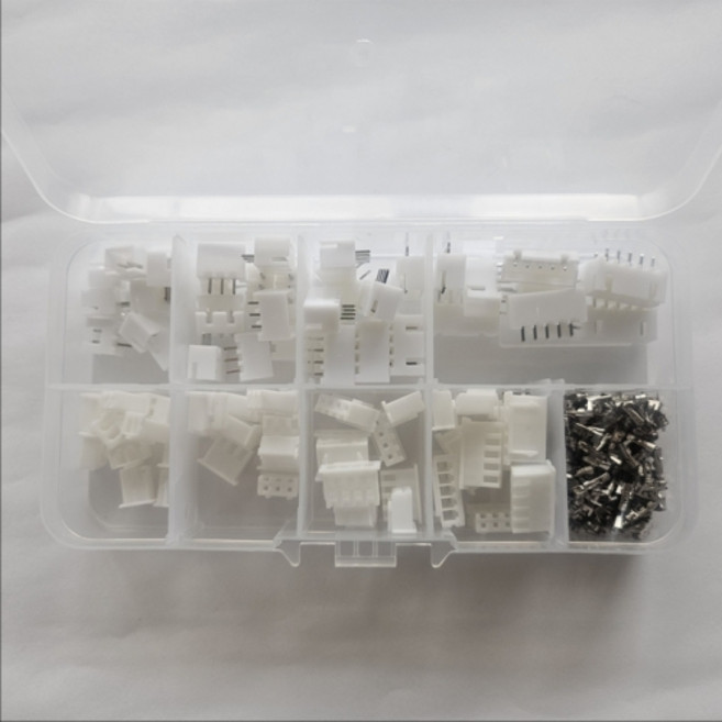 XH2.54 커넥터 하네스 세트 230pcs - 2/3/4/5핀 터미널 키트 - 하우징 핀헤더 금속핀 포함, 1개