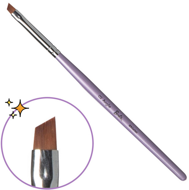 뷰젤 앵글 사선브러쉬 네일브러쉬 4.0mm (앵글2), 1개, 앵글2(4.0mm)