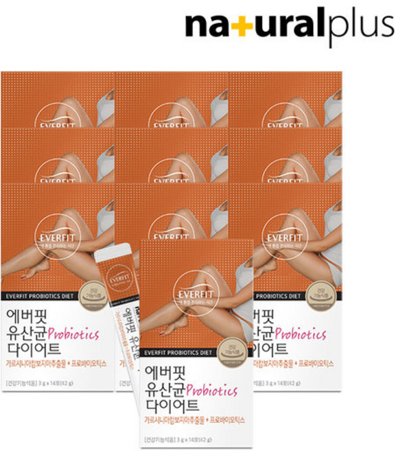 에버핏 유산균 다이어트 10박스(20주분) / 모유 유래 유산균, 10개