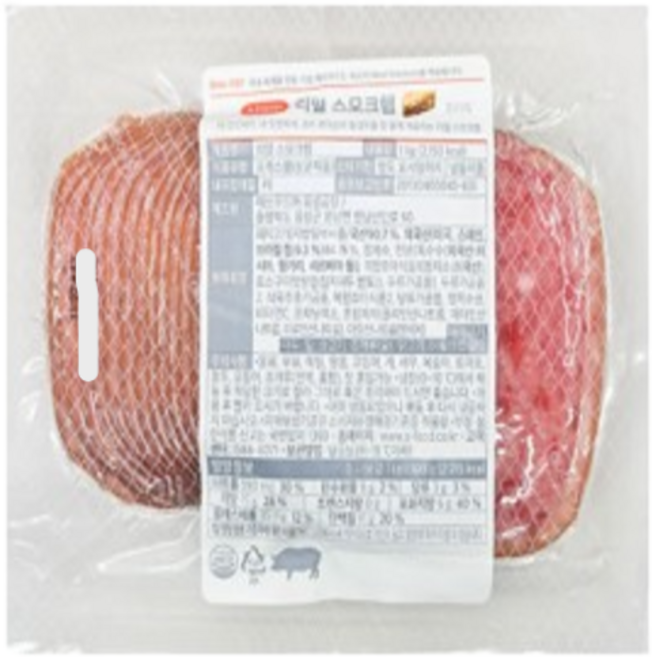 에쓰푸드 리얼 스모크햄 슬라이스 1kg, 1개