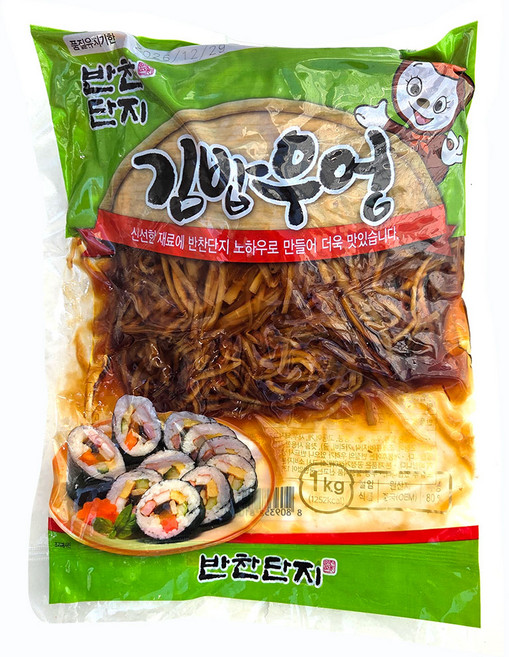 반찬단지 김밥우엉 3mm, 1kg, 1개