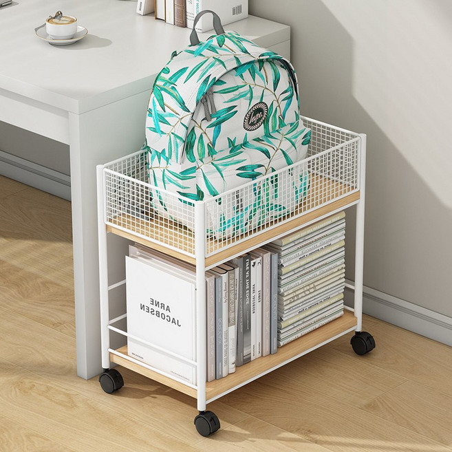여름상사 책상 밑 트롤리 이동식, 화이트