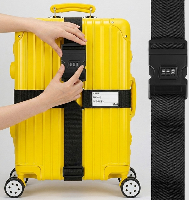 이엔비 TSA 여행 캐리어 가방 잠금 스트랩 벨트