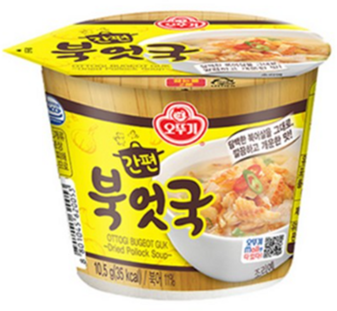 오뚜기 간편북엇국 컵국, 10.5g, 2개