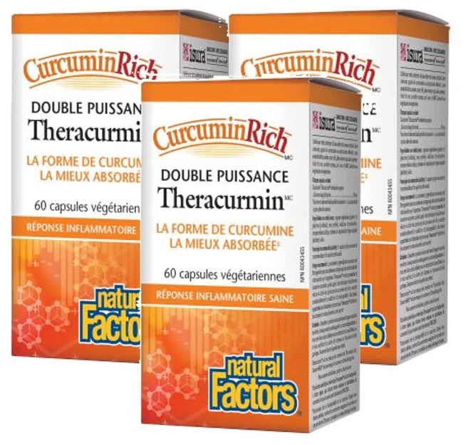 [네추럴팩터스] 고흡수 커큐민 더블스트렝스 60mg 60베지캡슐 (3통 6개월분), 3개, 60정 - 쿠팡