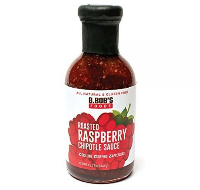B.Bob's 로스트 라즈베리 치폴레 소스, 1개, 446g