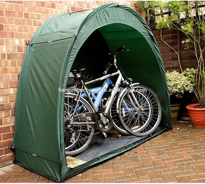 야외 자전거텐트 보관 천막 캠핑 거치대 방수 그늘막 수납파우치, 블랙