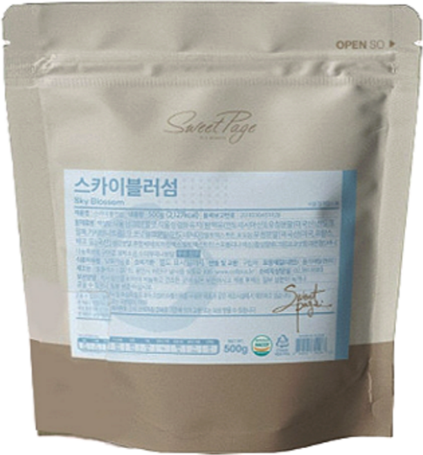 스위트페이지 스카이블러섬 파우더, 1개입, 500g, 3개