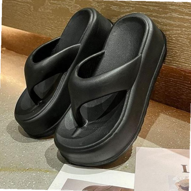 7cm쪼리 통굽 쪼리 슬리퍼 키높이 실내화 (비품/덤핑)7cm